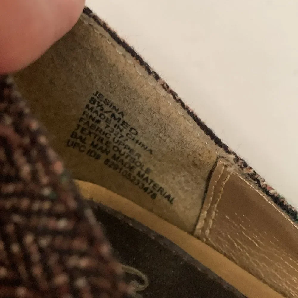 Candie's Women's Brown Beige Tweed Platform High Heeled Pumps Shoes Size 8.5M
